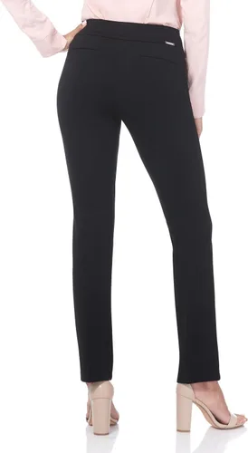 Vista 3 de Rekucci - Pantalón recto Secret Figure de meter con pretina elástica y control de abdomen para mujer