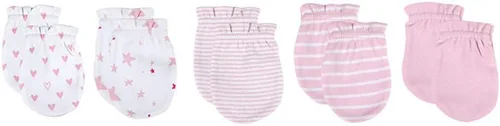 Vista 3 de Baby 10-Piece Caps and Mittens Set Baby Gloves Baby Hats