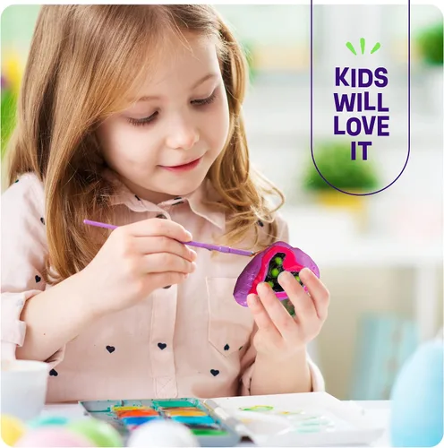 Vista 8 de Dan&Darci Kit de pintura de roca para niños, brilla en la oscuridad, regalos de Navidad, artes y manualidades para niños y niñas de 6 a 12 años