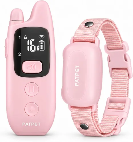 Vista 10 de PATPET Collar de entrenamiento para perros con control remoto, IPX7 impermeable, collar de choque para perros, 3 modos de entrenamiento, vibración