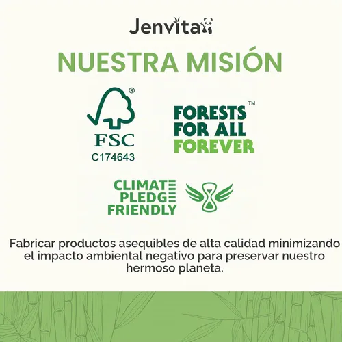 Vista 6 de Juego de cubiertos 100% de bambú - Juego de 100 cubiertos compostables