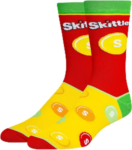 Vista 7 de Odd Sox Calcetines Candy Novelty Crew – Grande/Mediano – Mezcla de algodón suave – Dulces masticables agridulces – Divertidas golosinas coloridas