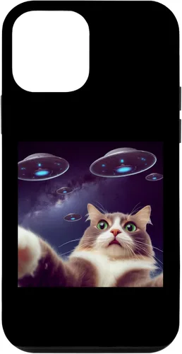 Vista 12 de Funda clásica para iPhone 15 con diseño de gato alienígena