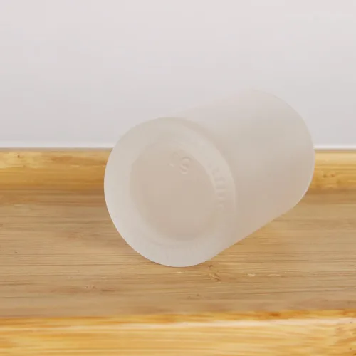 Vista 2 de COSIDEA 6 botellas vacías de vidrio esmerilado de 1.0 fl oz / 1 onza con tapas cuentagotas de bambú de madera para suero y aceite esencial