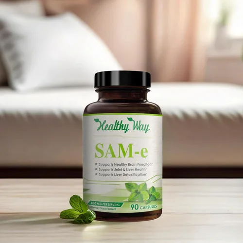 Vista 9 de SAM-e - Cápsulas de 400 mg – Suplemento SAM e de fácil absorción 400 mg de S-adenosil-metionina para el hígado cerebral y el estado de ánimo – Sin