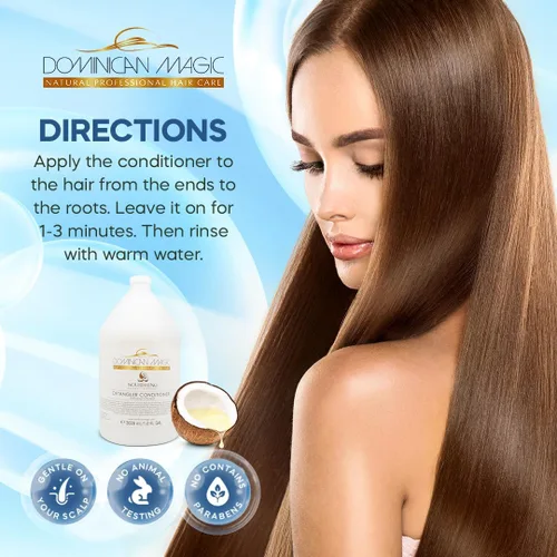 Vista 3 de Acondicionador desenredante con infusión de coco 1.G Ultimate Moisture & Slip, All Hair Types, Reduces Breakage, Frizz & Tangles, Salon-Quality