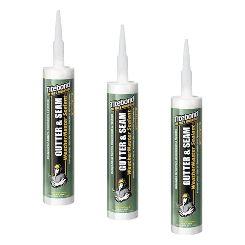 Vista 2 de Titebond WeatherMaster 7321 - Sellador de canalones y costuras de 9.5 onzas, color blanco