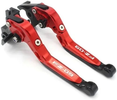 Vista 5 de TEMKIN W para Yamaha FZ09 FZ 09 FZ-09 2014 2015 2016 2017 motocicleta CNC ajustable plegable extensible freno embrague palancas Y (Color : H)
