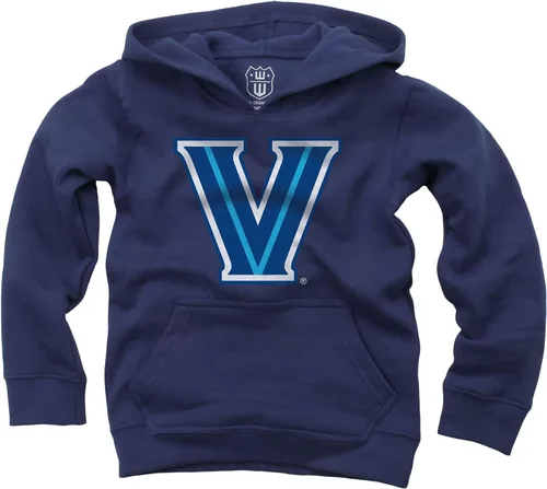 Vista 10 de Wes and Willy Sudadera con capucha de algodón orgánico con logotipo de equipo universitario