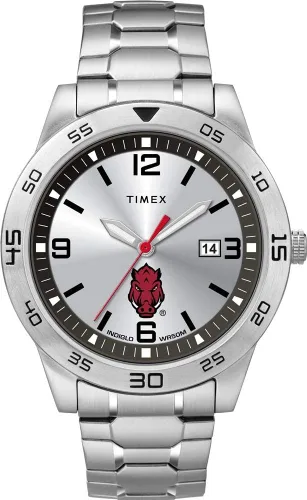 Vista 23 de Timex Tribute Reloj de cuarzo para hombre Citation de 42 mm con correa de acero inoxidable