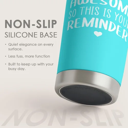 Vista 4 de SANDJEST A Veces Olvidas Que Eres Increíble Así Que Este Es Tu Recordatorio - Set de regalo de vaso – Regalos inspiradores de cumpleaños, Navidad