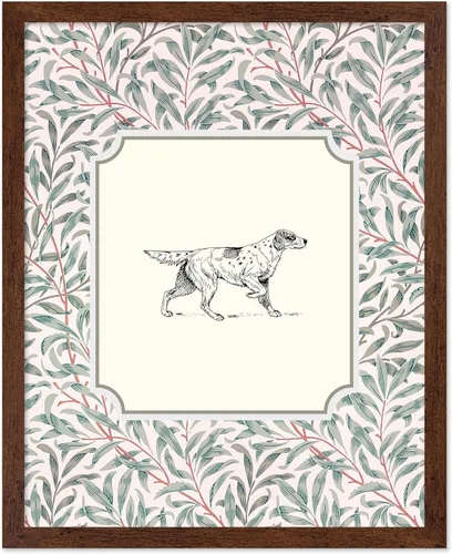 Vista 8 de Poster Master Póster Vintage de Cocker Spaniel Inglés - Impronta Retro de Perro - Arte Floral - Arte de Cachorros - Arte para Amantes de Animales