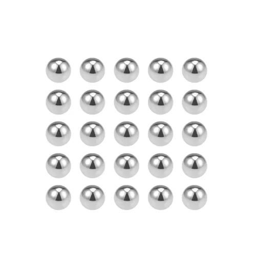 Vista 4 de uxcell Bolas de rodamiento de 1/4 pulgadas Bolas de precisión de carburo de tungsteno G25 2pcs