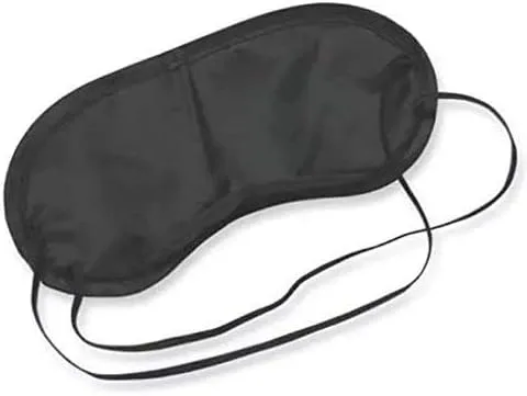 Vista 6 de Paquete de 40 máscaras de ojos para sombra con los ojos vendados por la noche para dormir, con almohadilla para la nariz, juego con los ojos