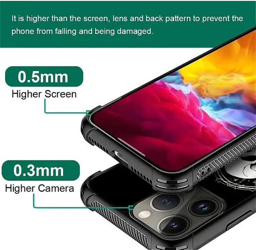 Vista 879 de Funda compatible con iPhone 15, diseño de elefantes africanos, diseño increíble a prueba de golpes, antiarañazos, carcasa trasera de policarbonato