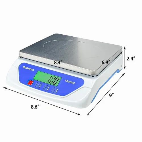 Vista 8 de Sutekus Báscula digital de 0.04 oz a 55 libras - Báscula de cocina precisa para cocina, hogar y postal
