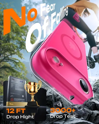 Vista 173 de TOCOL Funda para iPhone 11, compatible con Magsafe, protección completa de cámara, imanes integrados, protección contra caídas, funda translúcida
