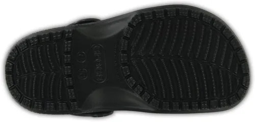 Vista 6 de Zuecos clásicos para niños Crocs, Negro, 12 niño pequeño