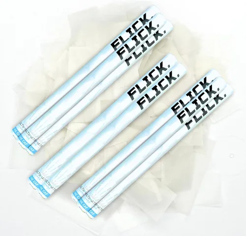 Vista 21 de Ultimate Confetti - Paquete de 8 varitas de confeti azul bebé - Palitos de mano de 6 pulgadas de papel de seda biodegradable para bodas, cumpleaños