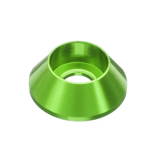Vista 15 de 20pcs M6 Cono Arandelas de Copa Anodizado Aleación de Aluminio Junta de Tornillo Arandelas avellanadas (negro)