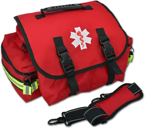Vista 5 de Lightning X Products Pequeño EMT Medic First Responder Trauma EMS Jump Bag Con Divisores - Stealth Black Negro