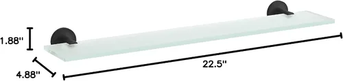 Vista 3 de Kohler 14440-BL Purist Estante de cristal