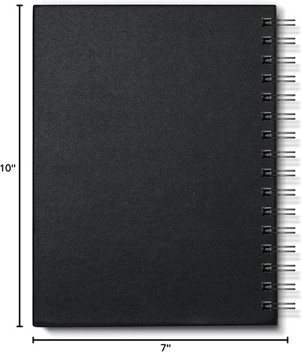 Vista 8 de Winsor & Newton Cuaderno de bocetos en espiral clásico, 7x10", 80 hojas, blanco natural
