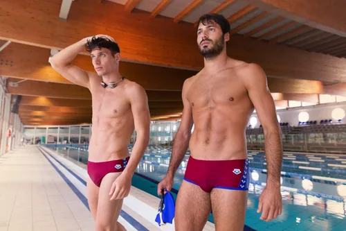 Vista 6 de Arena Icons Swim - Panel corto de cintura baja para hombre