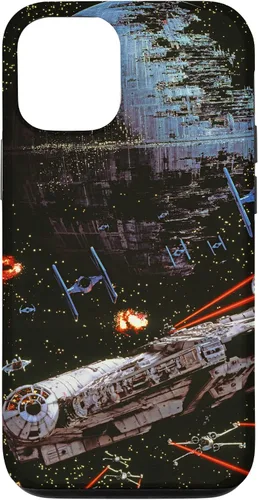 Vista 28 de Star Wars Return of the Jedi Death Star II Battle - Carcasa negra para iPhone 17