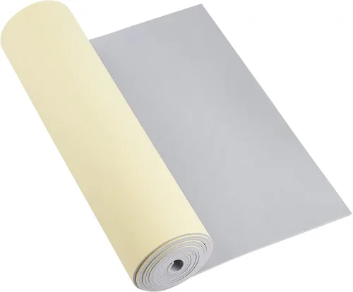 Vista 9 de BENECREAT Rollo de espuma EVA autoadhesivo de 0.039 in de grosor, 78.7 x 11.8 pulgadas, hoja acolchada de espuma negra para proteger muebles
