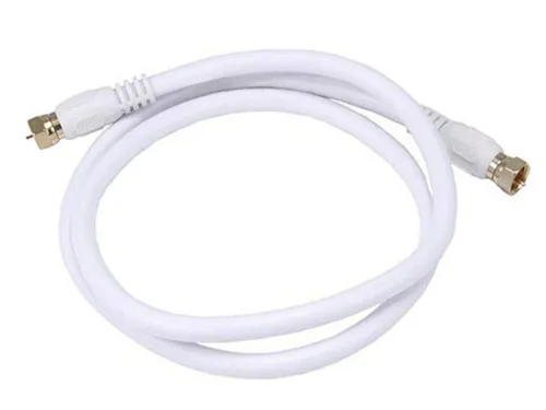Vista 16 de Monoprice RG6 Quad Shield CL2 - Cable coaxial con conector tipo F para televisión, 1.5 pies