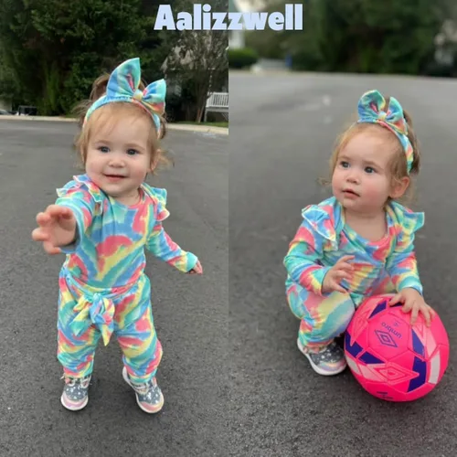 Vista 176 de Aalizzwell Conjunto de mameluco acanalado para bebé recién nacido prematuro para otoño e invierno