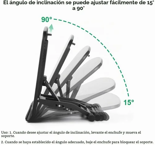 Vista 5 de Parblo PR 100 Soporte universal para tableta de dibujo ajustable para monitores de gráficos digitales de dibujo de 10 a 16 pulgadas, tabletas