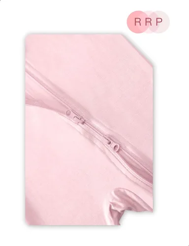 Vista 3 de RRP Pijama unisex para bebé, rayón derivado de bambú, pijamas suaves para dormir y jugar, cierre de cremallera de 2 vías, 0-18 meses Coral/Rosa/Rubor