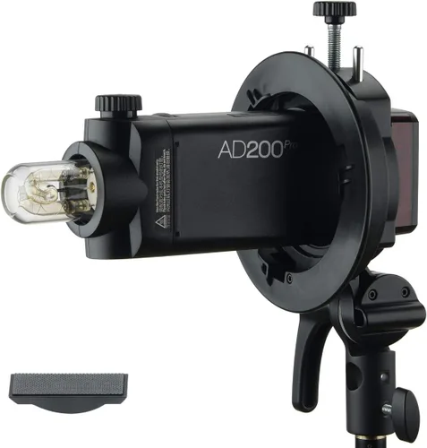 Vista 5 de Godox S2 Bowen Mount S-Type Soporte de flash para Godox V1 V860II AD200 AD200Pro AD400Pro Speedlite Strobe Flash