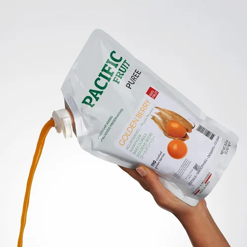 Vista 7 de FRUTA DEL PACÍFICO - Jugo de mora dorada - Jugo de Physalis - Puré de bayas doradas - 100% VERDANA LISTA PARA USAR PARA SUS BEBIDAS - 100% FRUTA