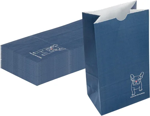 Vista 29 de Restaurantware Bag Tek - Bolsas de papel de 2 libras, 100 bolsas de almuerzo desechables, pequeñas para almuerzos, sándwiches y aperitivos, bolsas