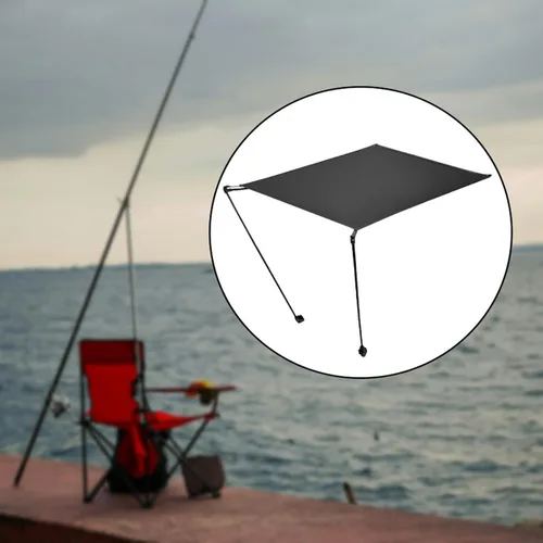 Vista 3 de Yiju Silla de camping, ligera, ajustable, portátil, plegable, para accesorios de pesca, picnic al aire libre