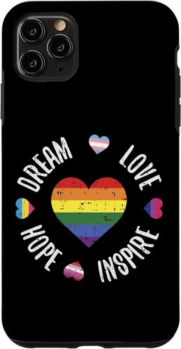 Vista 11 de Funda bi-sexual para iPhone 15 Dream Love Hope Inspire LGBTQ Orgullo Gay Trans Pan