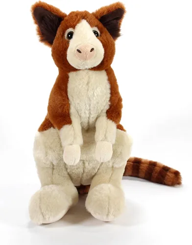 Vista 7 de The Petting Zoo Peluche de canguro de árbol, regalos para niños, animales salvajes del zoológico Onez, juguete de peluche de canguro de árbol de 12
