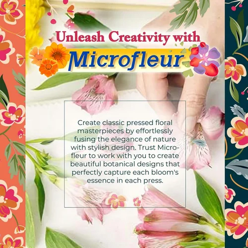 Vista 6 de Microfleur Max 9" (23 cm) Paquete de recarga para la prensa de flores de microondas Max