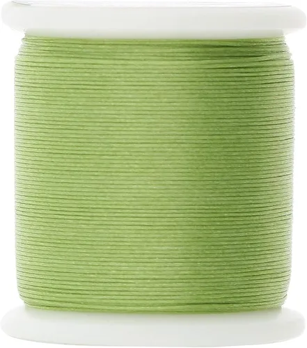 Vista 6 de KO Hilo de nailon para cuentas, color verde manzana, japonés previamente encerado 100% nailon, 330TEX, resistente a enredos, carrete de 50 m / 55