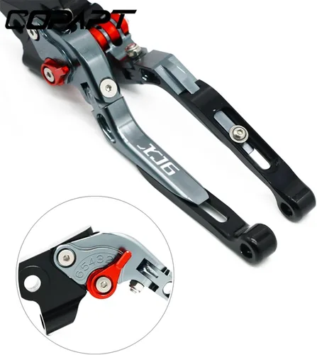 Vista 3 de Para Yamaha XJ6 N XJ6 para Diversion 2009 2020 2019 motocicleta ajustable CNC plegable extensible palanca de embrague de freno manija (Color : 10)