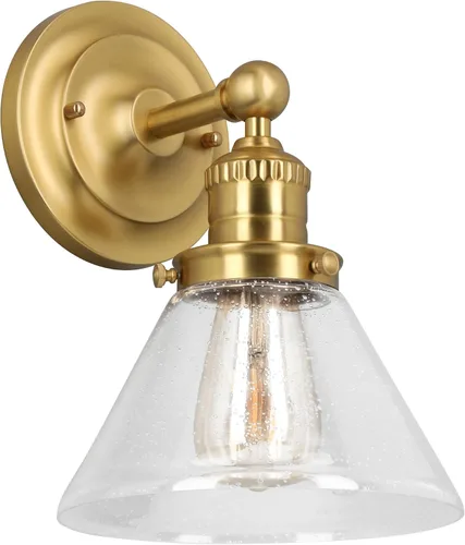 Vista 34 de Design House 519892 Kimball Industrial Farmhouse Luz de Pared Interior de 1 Luz con Pantalla de Metal para Pasillo, Baño, Cocina, Vestíbulo, Pintura
