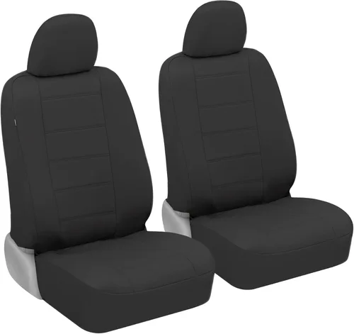 Vista 12 de BDK carXS - Fundas de asiento de automóvil de cuero beige para asientos delanteros, 4 piezas, piel sintética, incluye fundas de asiento delantero