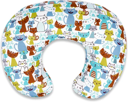 Vista 9 de Almohada de lactancia - Almohada de lactancia con relleno transpirable y funda extraíble, soporte ergonómico para lactancia materna y biberón