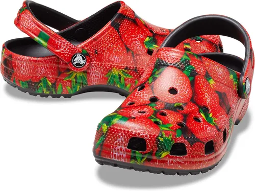 Vista 6 de Crocs Clogs Zuecos clásicos con estampado, para adultos, unisex