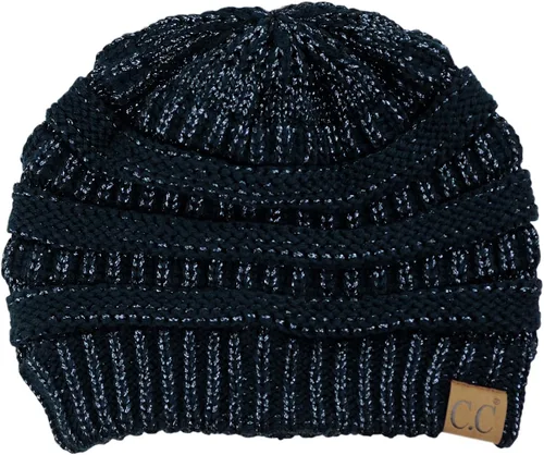 Vista 127 de C.C Trendy Warm Chunky Soft Stretch Cable Knit Beanie