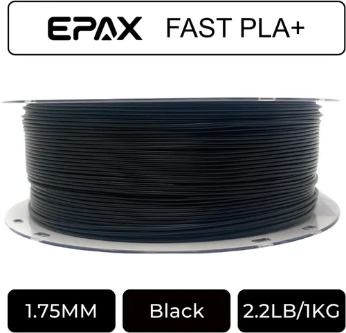 Vista 2 de EPAX High Speed PLA+ Filamento para Impresora 3D, Filamento de Impresión 3D de PLA Rápido, 1.75mm, Precisión Dimensional +/- 0.03 mm, Carrete de 1KG