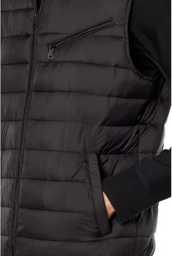 Vista 3 de Cole Haan Men's Quilted Puffer Vest with Chest Zip Pocket